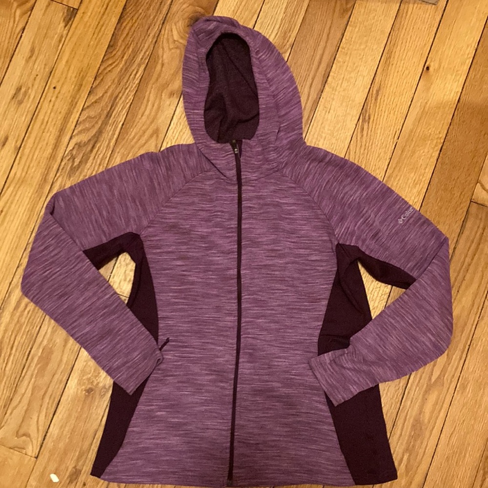 Purple Women’s Columbia hooded sweatshirt